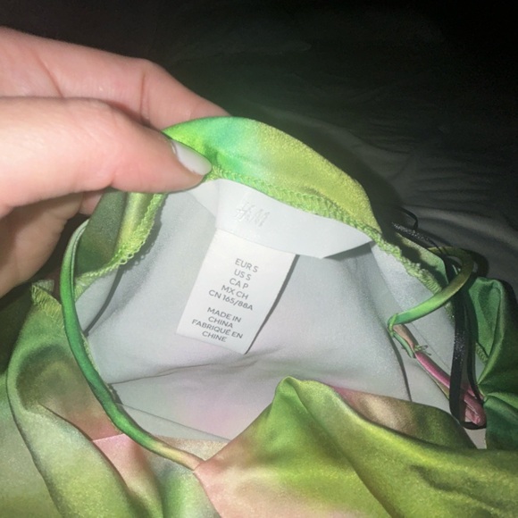 Silky Midi Crossback HM dress. Size Small - Picture 5 of 6